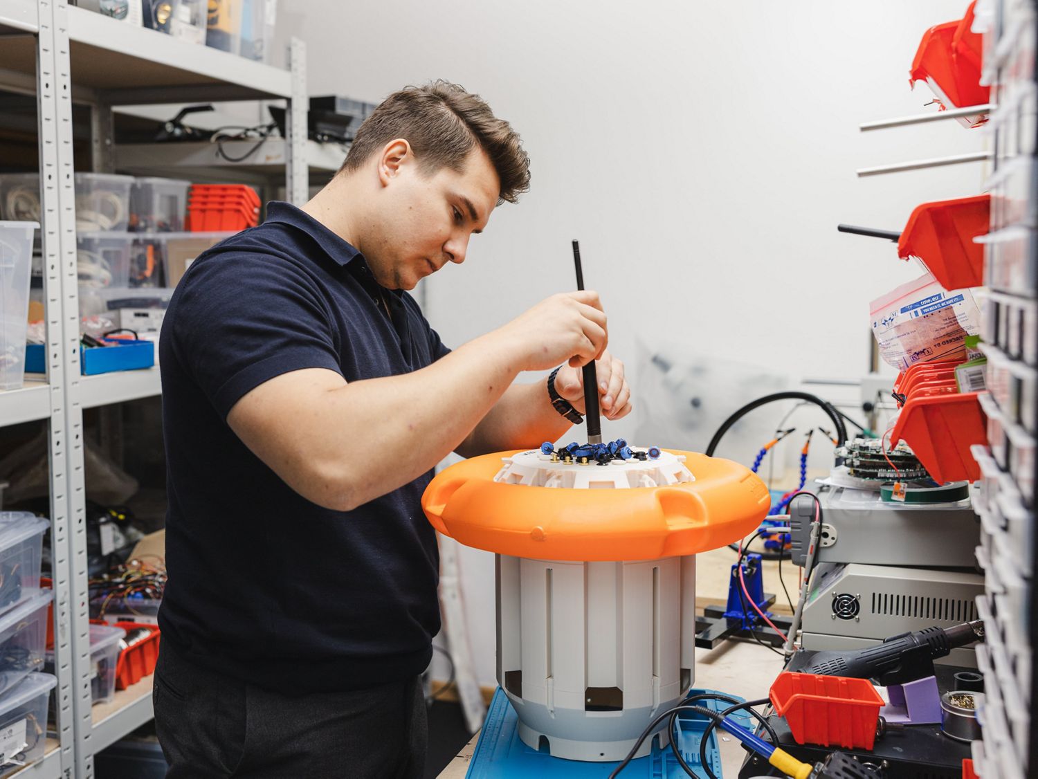 Filip working on WaterSense